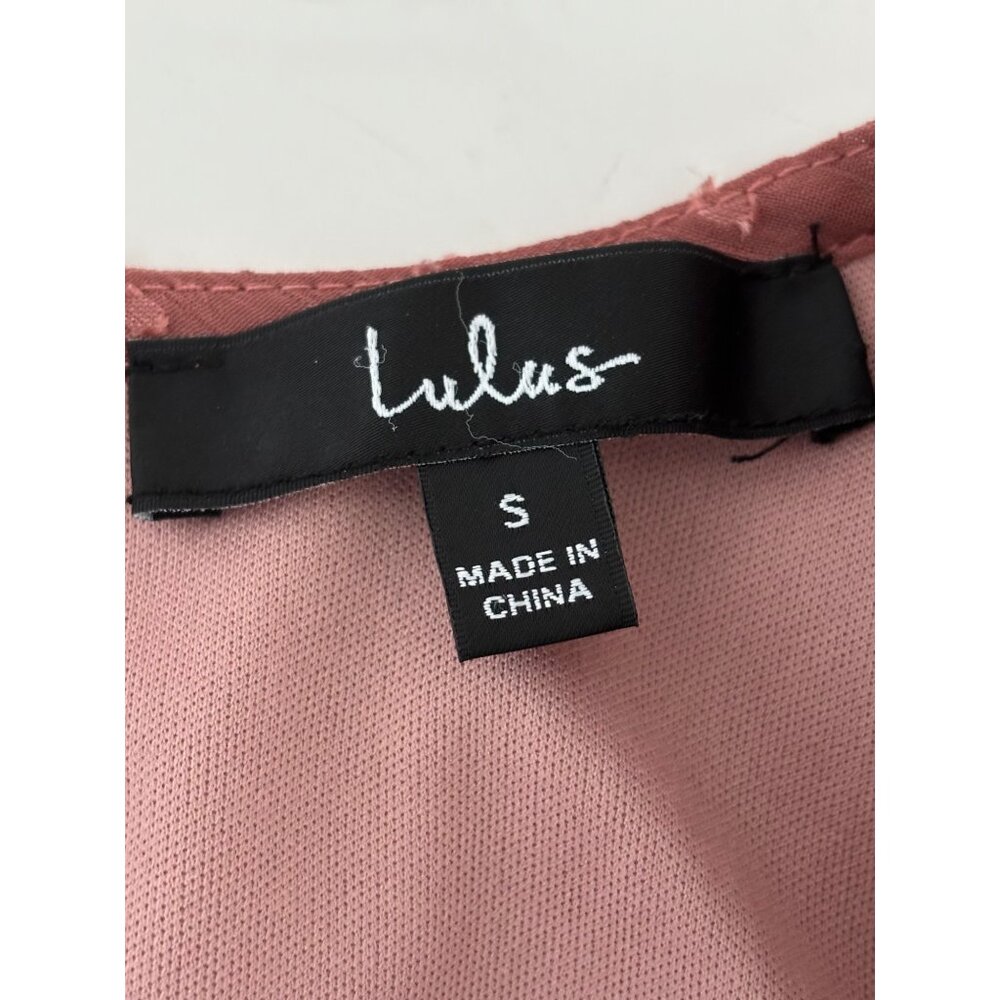 Lulus Romper Small Surplice Wrap Tie Waist Back Cutout Boho Cottagecore Coquette - Picture 3 of 14